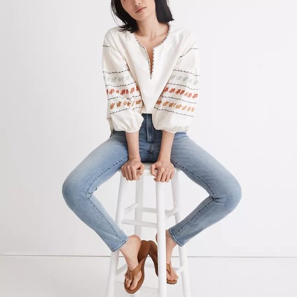 Madewell 11" High-Rise Roadtripper Jeans in Hampstead Wash: Retro Pocket Edition - Picture 4 of 5